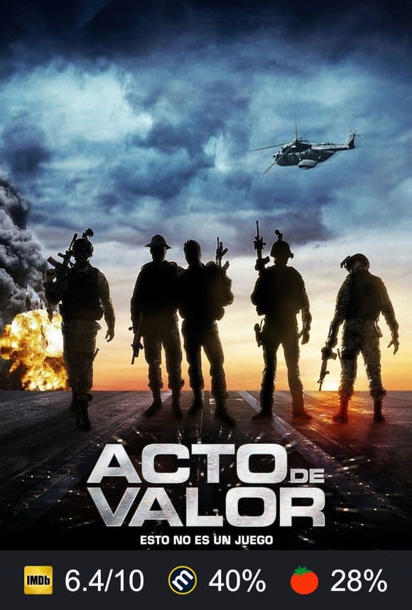 Cartel de Acto de valor