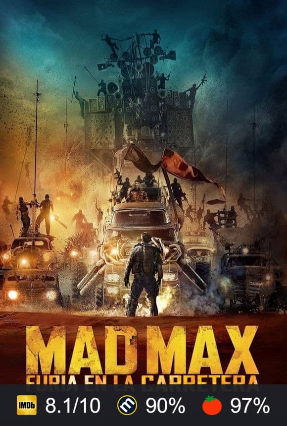 Cartel de Mad Max: Furia en la carretera