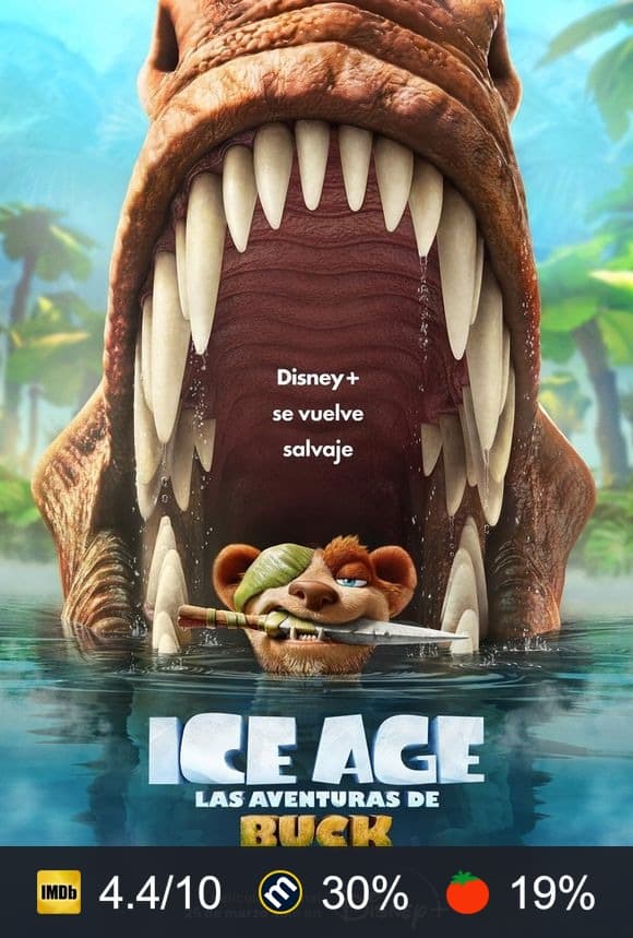 Cartel de Ice Age: Las aventuras de Buck