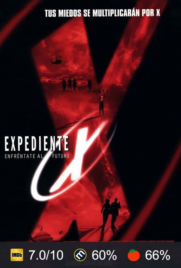Cartel de Expediente X: Enfréntate al futuro