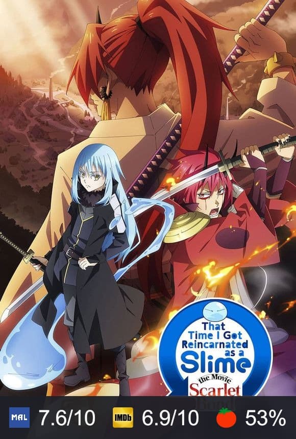 Cartel de Tensei shitara Slime Datta Ken Movie: Guren no Kizuna-hen