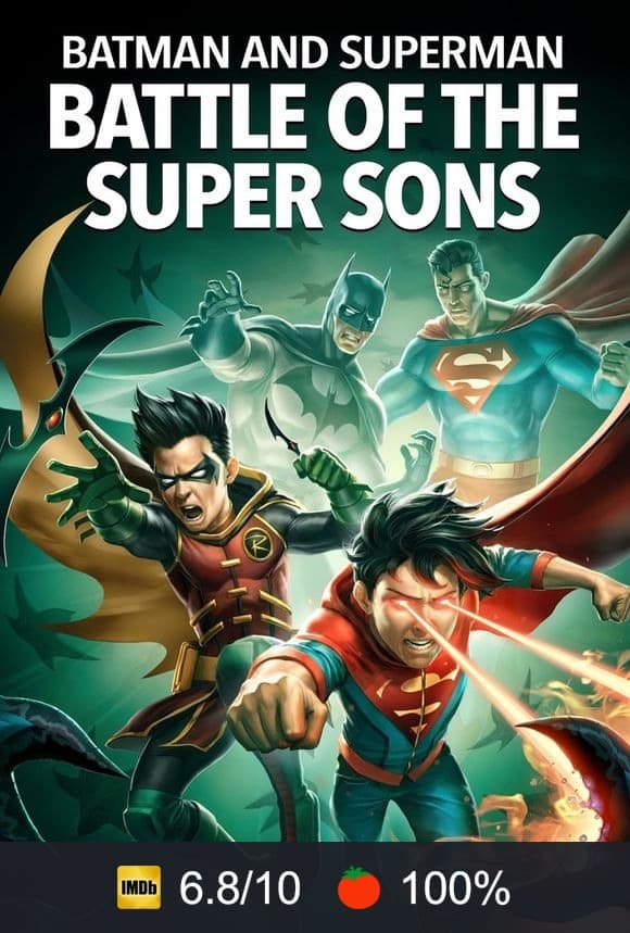 Poster von Batman und Superman: Kampf der Supersöhne
