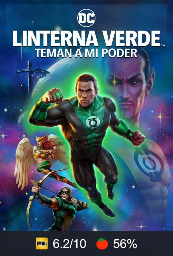 Cartel de Green Lantern: Que teman mi poder