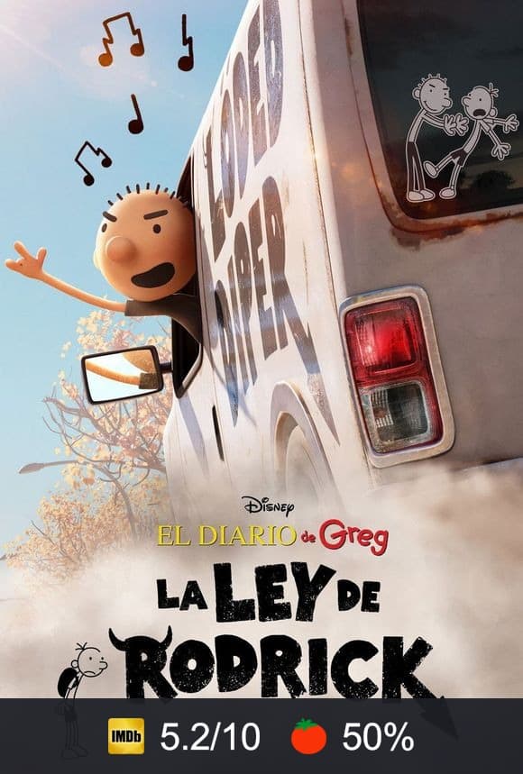 Cartel de El diario de Greg 2: La ley de Rodrick