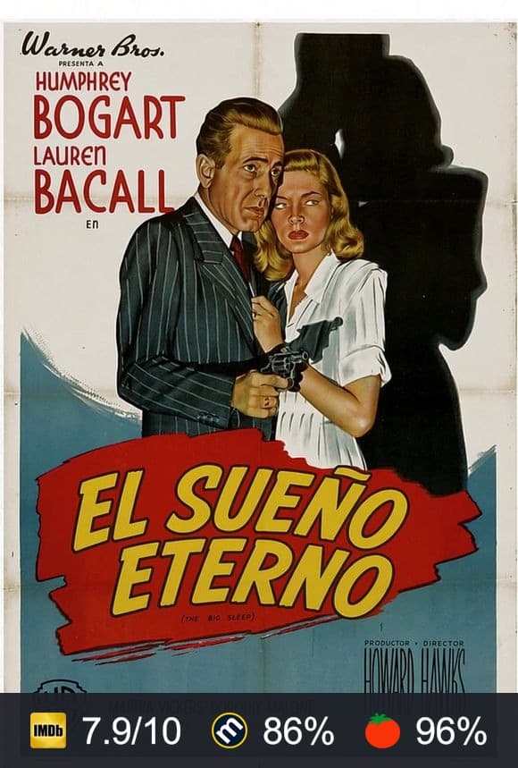 Cartel de El sueño eterno