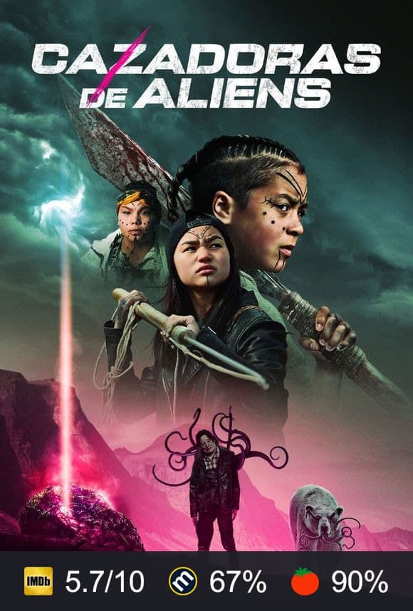Cartel de Cazadoras de aliens