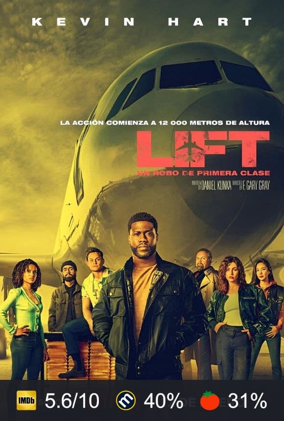 Cartel de Lift: Un robo de primera clase