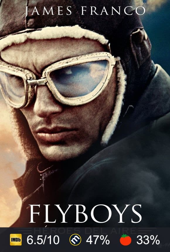 Cartel de Flyboys: Héroes del aire