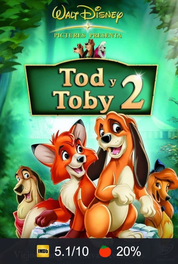 Cartel de Tod y Toby 2