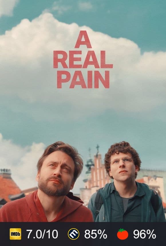 A Real Pain poster