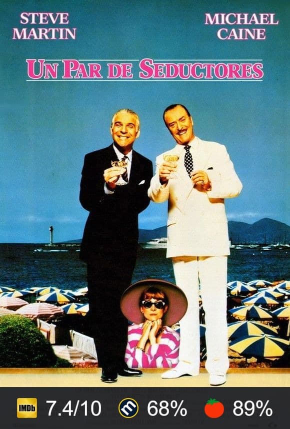 Cartel de Un par de seductores
