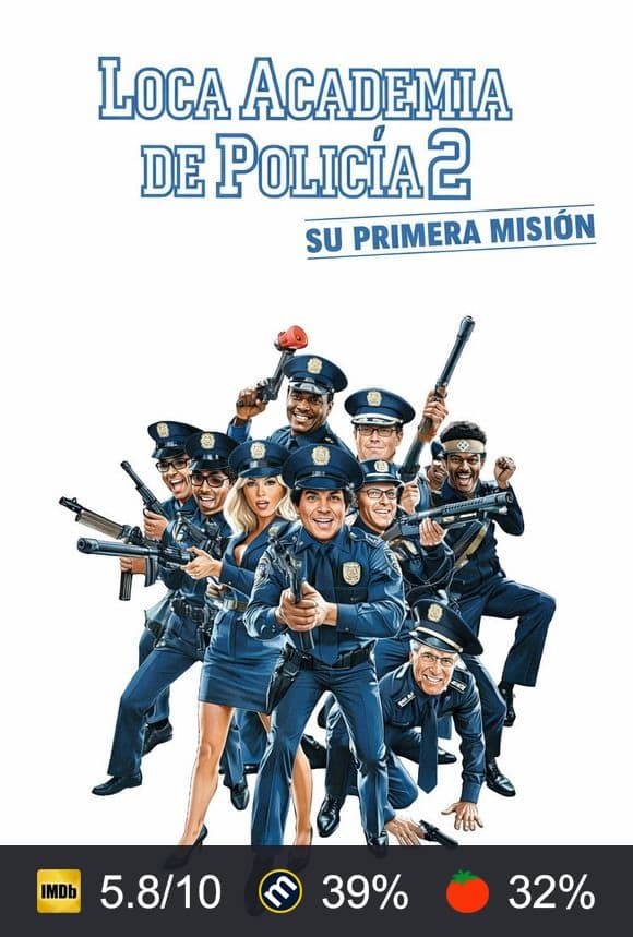 Cartel de Loca academia de policía 2: Su primera misión