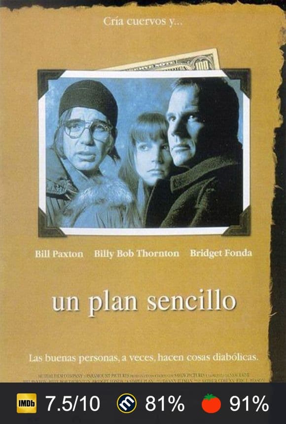 Cartel de Un plan sencillo