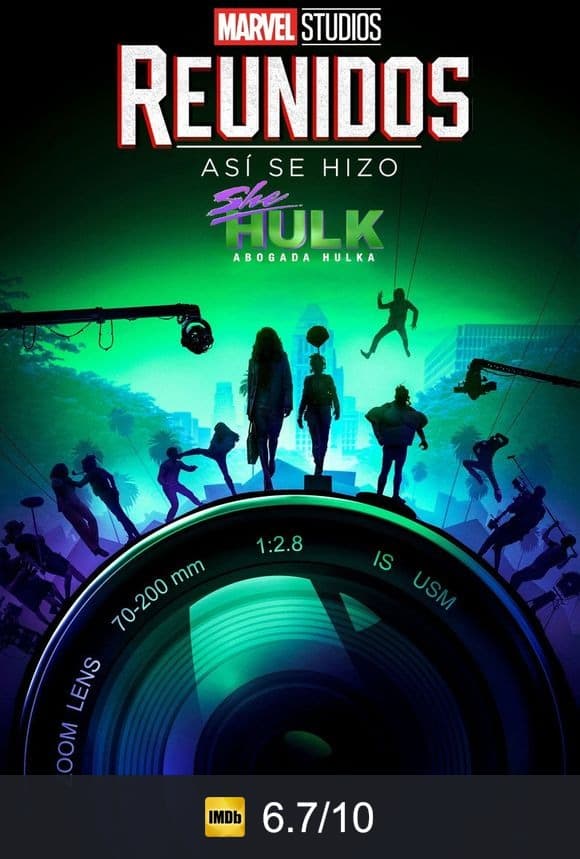 Cartel de Reunidos: Así se hizo She-Hulk: Abogada Hulka