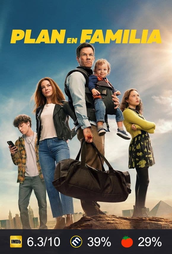 Cartel de Plan en familia