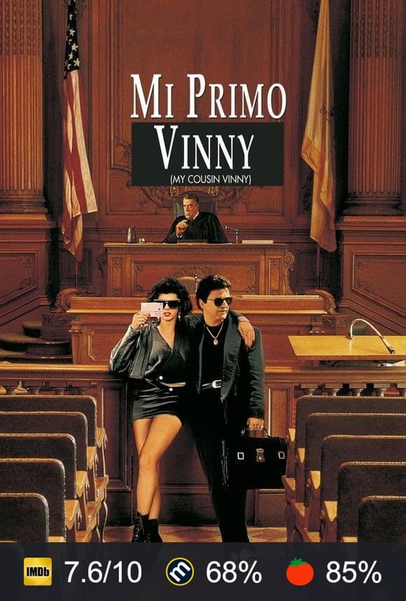 Cartel de Mi primo Vinny