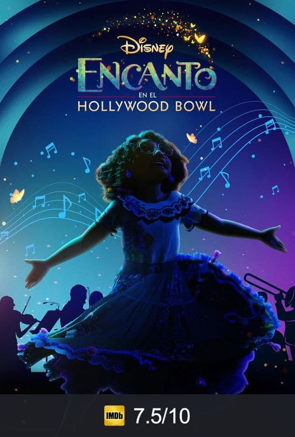 Cartel de Encanto en el Hollywood Bowl