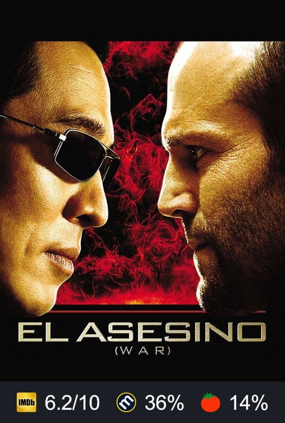 Cartel de El asesino (War)