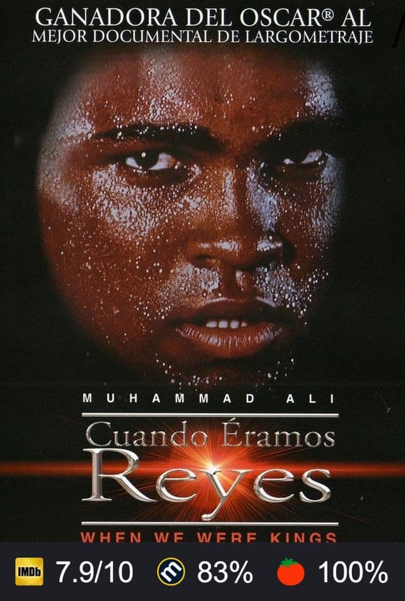 Cartel de Cuando éramos reyes