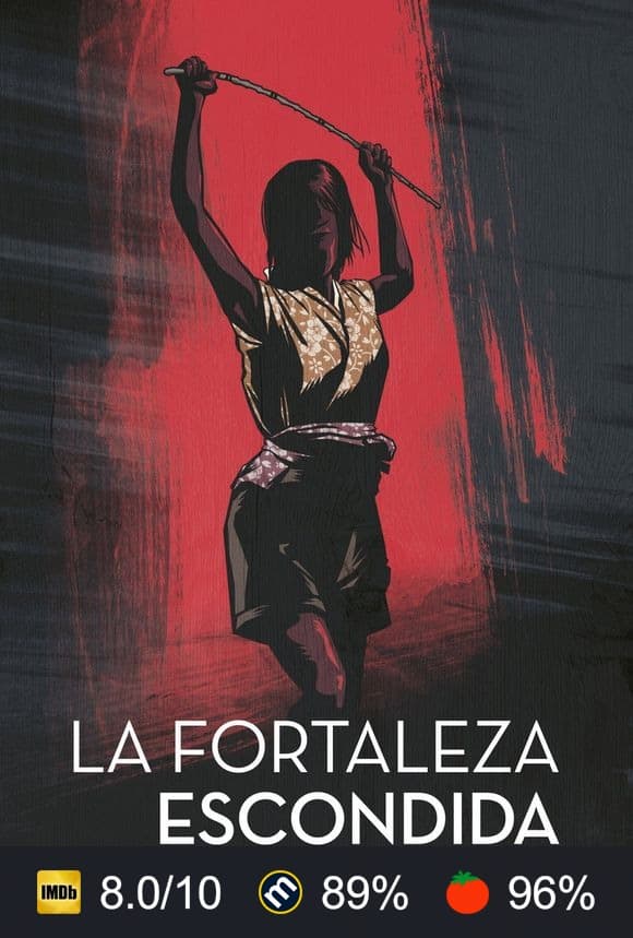 Cartel de La fortaleza escondida