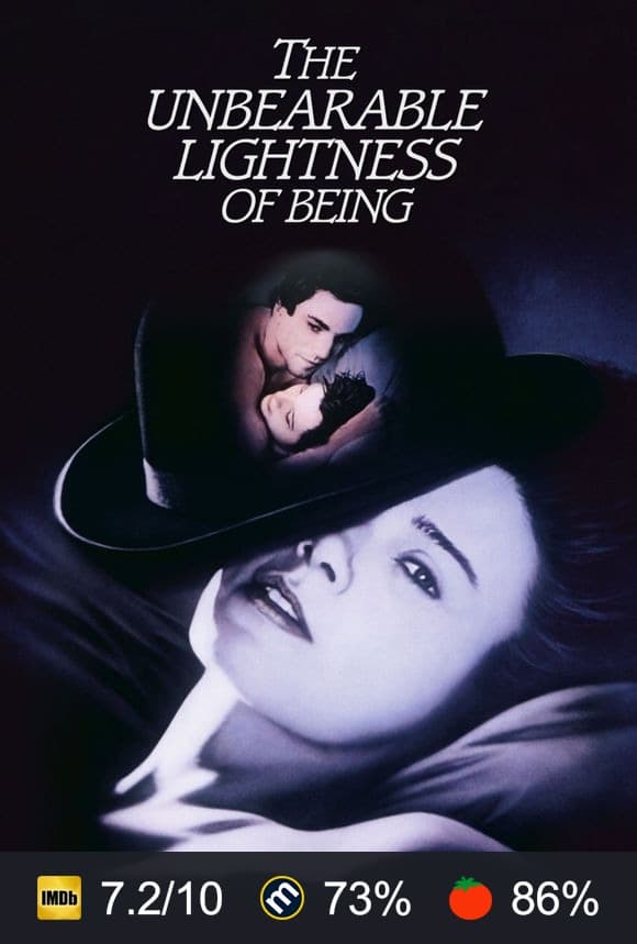 The Unbearable Lightness of Being poster