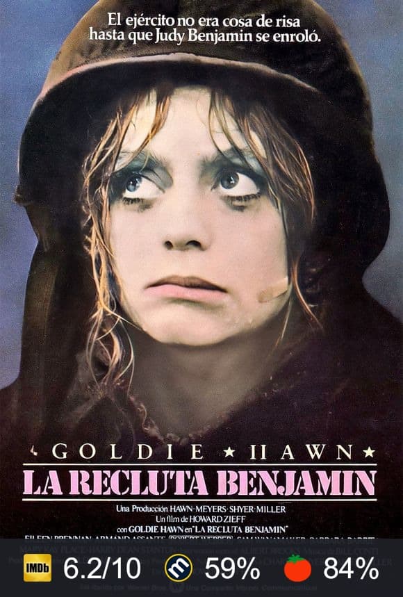 Cartel de La recluta Benjamin