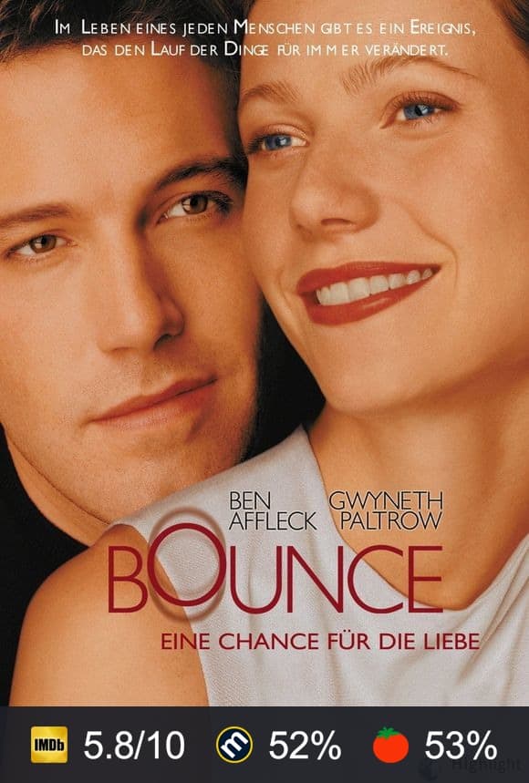 Poster von Bounce - Eine Chance für die Liebe