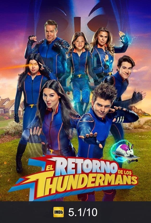 Cartel de El retorno de los Thunderman