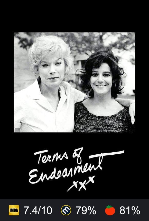 Terms of Endearment poster