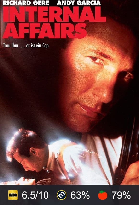 Poster von Internal Affairs - Trau' ihm, er ist ein Cop
