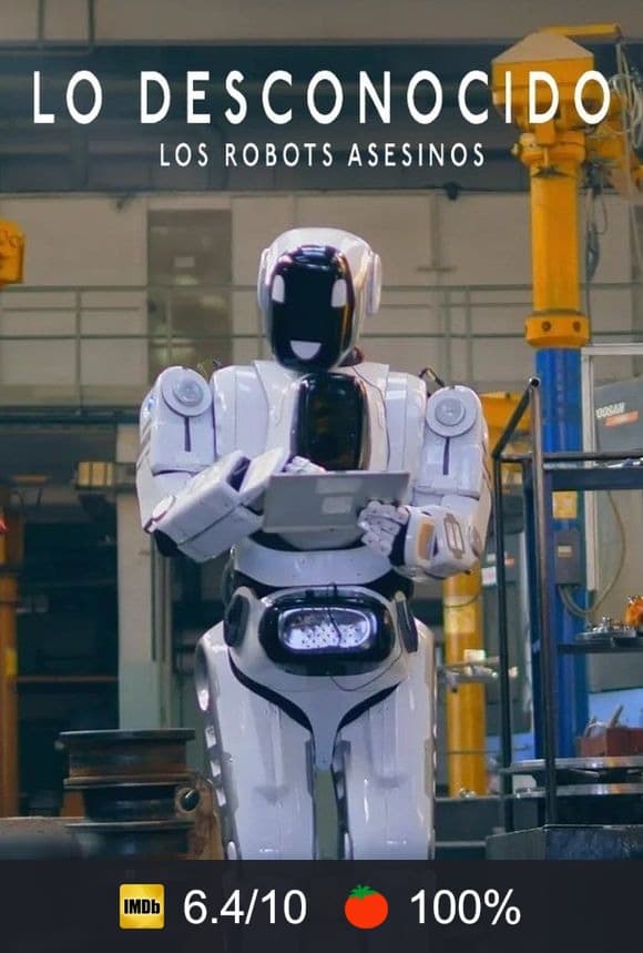 Cartel de Lo desconocido: Los robots asesinos