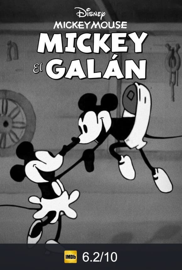 Cartel de Mickey, el galán