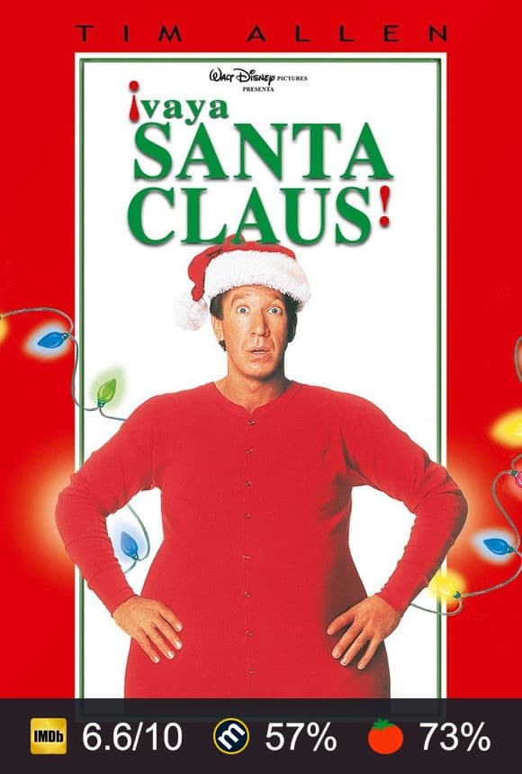 Cartel de ¡Vaya Santa Claus!