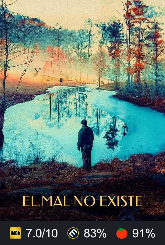 Cartel de El mal no existe