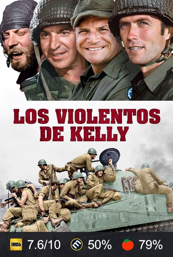Cartel de Los violentos de Kelly