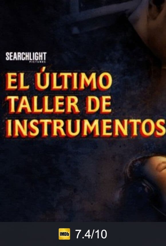 Cartel de El último taller de instrumentos