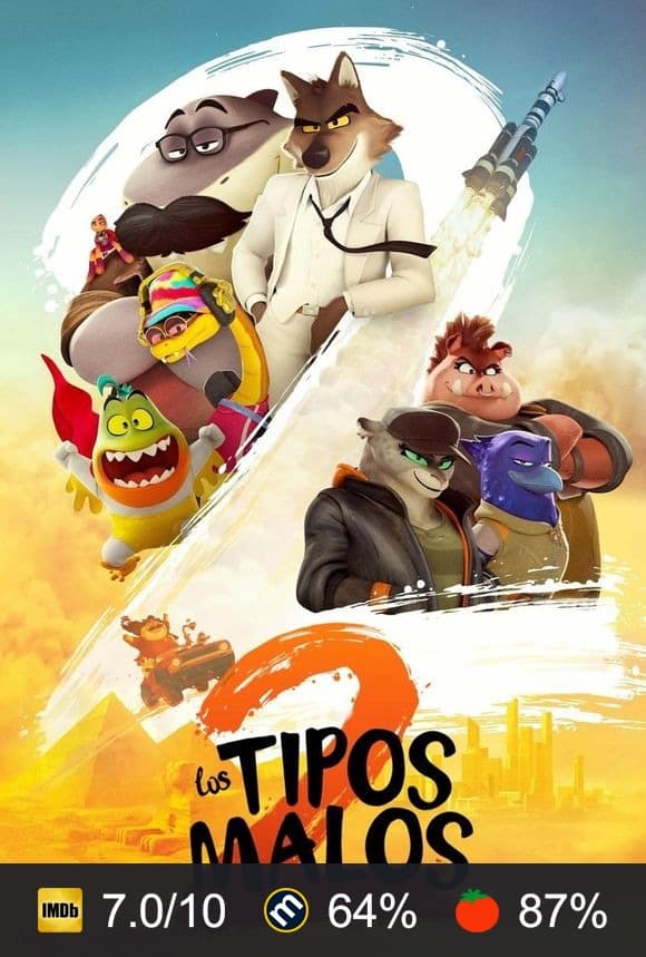 Cartel de Los tipos malos 2