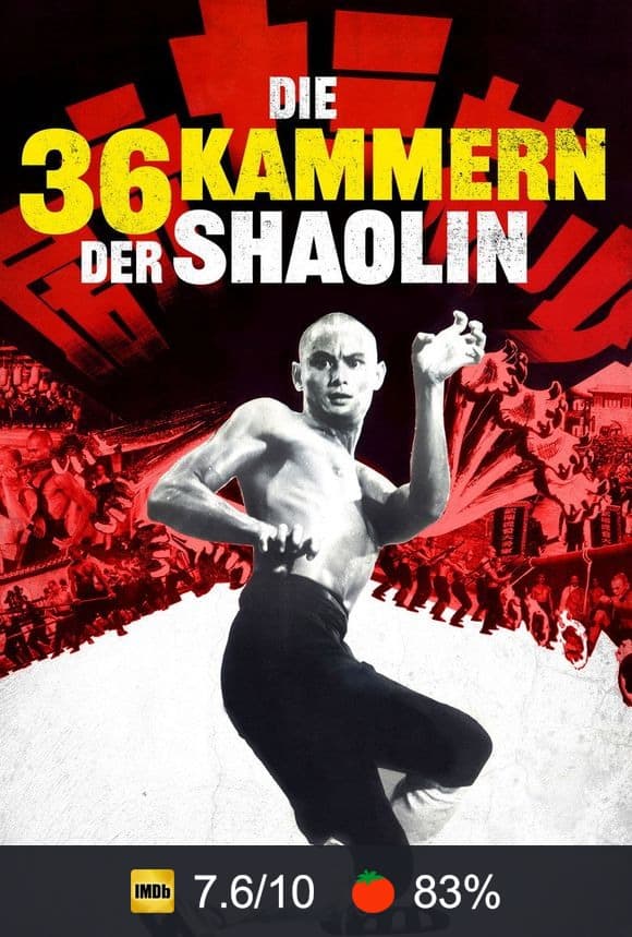 Poster von Die 36 Kammern der Shaolin