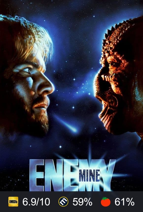 Enemy Mine poster