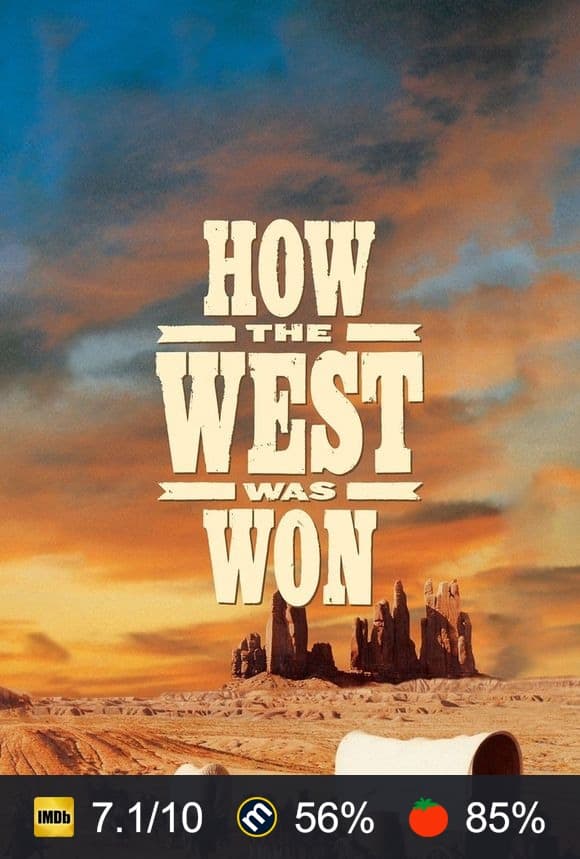 How the West Was Won poster