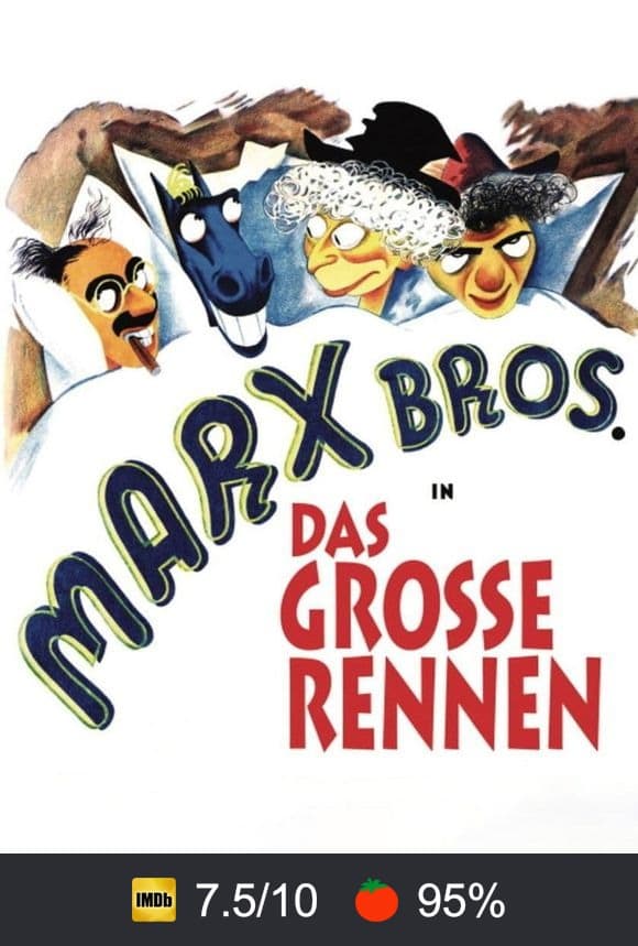 Poster von Marx Brothers - Das große Rennen
