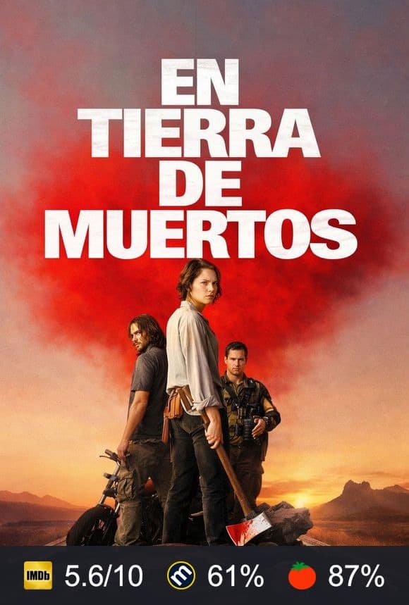Cartel de En tierra de muertos