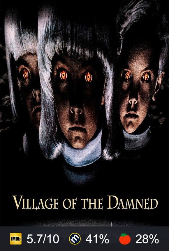 Village of the Damned poster