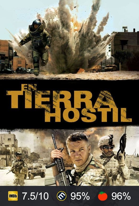 Cartel de En tierra hostil