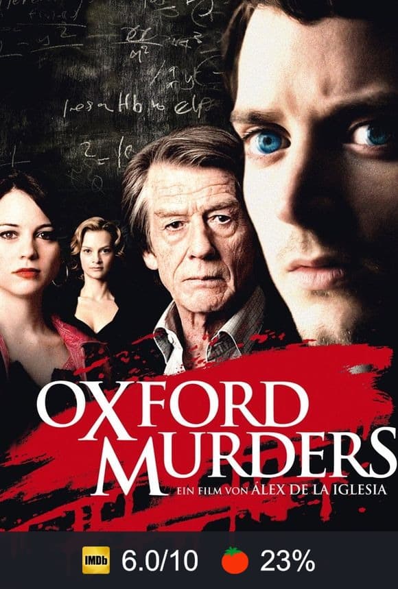 Poster von Oxford Murders
