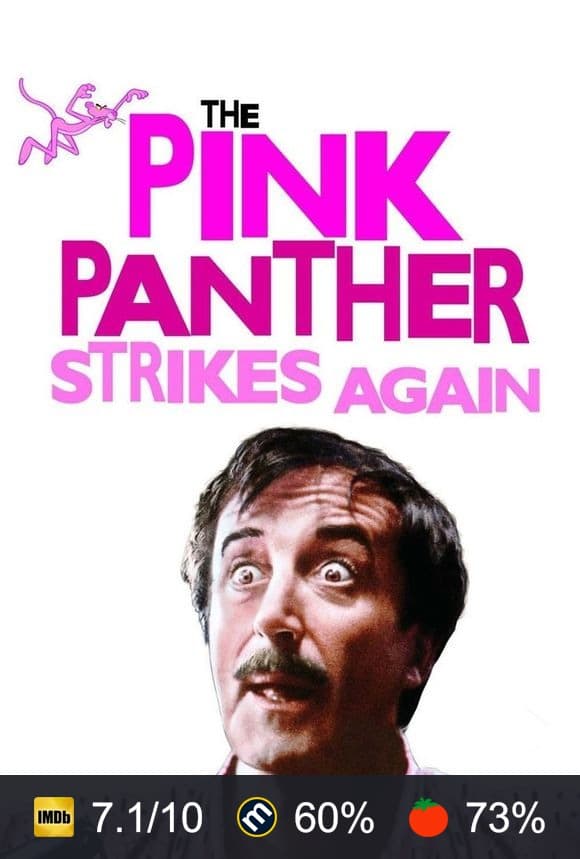 The Pink Panther Strikes Again poster
