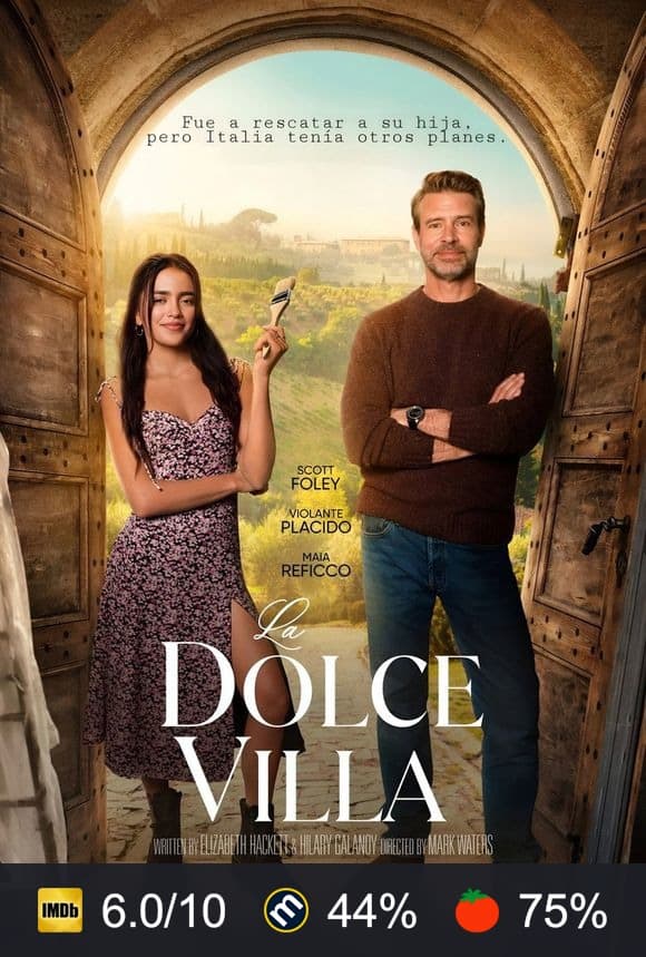 Cartel de La Dolce Villa