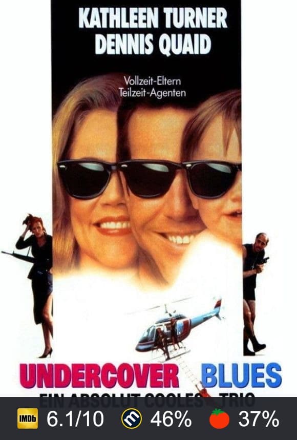 Poster von Undercover Blues - Ein absolut cooles Trio
