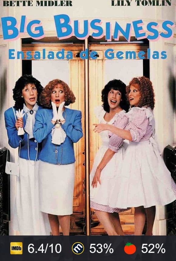 Cartel de Ensalada de gemelas
