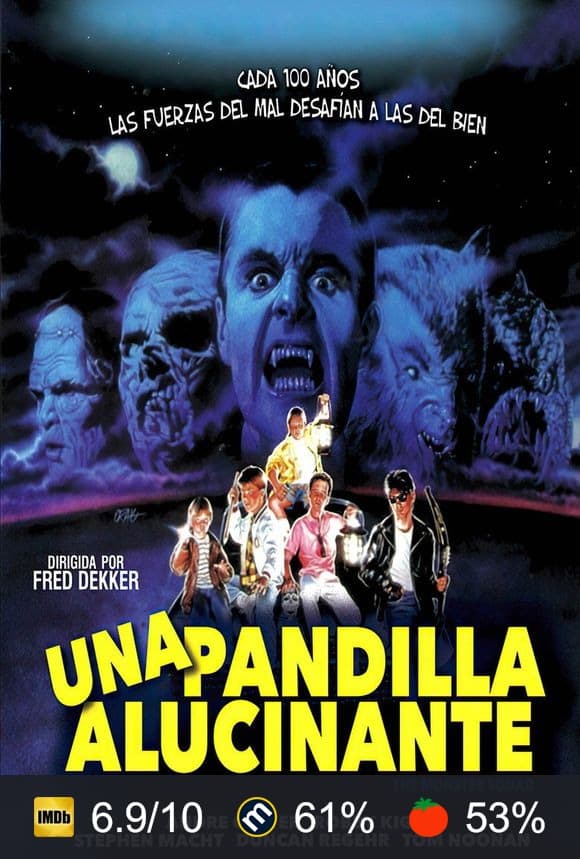 Cartel de Una pandilla alucinante